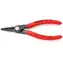 Knipex 48 11 J0 Präzisions-Sicherungsringzange für Innenringe in Löchern 140 mm / 8-13 mm / Spitzen: 0,9 mm