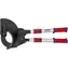 Knipex 95 32 100 Kabelzange (Ratschenprinzip mit Verriegelung) mit Teleskopgriffen. 680 mm/ 100 mm/ 960 mm2/ MCM 1900