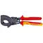 Knipex 95 36 250 Kabelzange VDE (Ratschenprinzip mit Raste) 250mm / 32mm / 240mm2 / MCM 500