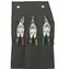 Bessey DSET16-A / Set mit 3 Blechscheren / 1x D16 / 1x D16L / 1x D16S 