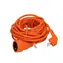 Solight Verlängerungskabel - Stecker 1 Buchse 7m orange / 3 x 1mm2