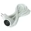 Solight Verlängerungskabel - Stecker 1 Buchse 10m - 3 x 1mm2 weiß