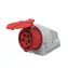 Solight P153 Wandsteckdose / 5-polig / 400V/16A / IP44