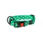 Karlie ASP Mix&Match Halsband grün Hai-Motiv - Größe L/XL 45-65cm 25mm