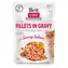 Brit Care Katzenfilets in Soße mit herzhaftem Lachs 85 g / Beutel für Katzen