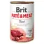 Brit Pâté & Meat Beef 400 g / Dose für Hunde / 70 % Rind und Pute / Reine Fleischpastete mit Innereien- und Fleischstücken