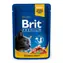 Brit Premium Katzenbeutel mit Lachs und Forelle 100 g / Beutel für Katzen