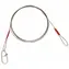 Cormoran Lanko 7x7 Drahtvorfachschlaufe und Corlock Snap 6kg 60cm 2St