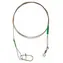 Cormoran Lanko 7x7 Drahtvorfachwirbel und Corlock Snap 6kg 30cm 2St