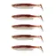 Savage Gear Gummiköder Fat Minnow T-Tail 7,5 cm 5 g Schmelz 5 Stück