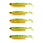 Savage Gear Gummiköder Fat Minnow T-Tail 7,5 cm 5 g Firecracker 5 Stück