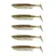 Savage Gear Gummiköder Fat Minnow T-Tail 7,5 cm 5 g Holo Baitfish 5 Stück