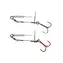 Savage Gear Rig Carbon49 Corkscrew Stinger Größe 2/0 31kg 2St