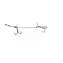 Savage Gear Rig Carbon49 Double Stinger Größe 1 10,5cm 16kg 2St