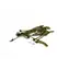 RidgeMonkey Straightener Connexion D-Rig Kickers Large Weed Green 10 Stk