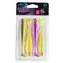 FOX Rage Gummiköder Slick Shad 13 cm gemischte UV-Farbpackung (NMC037) 4 Stück