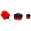 SIXTOL CAR DETAILING DRILL BRUSH 3 MEDIUM / Bohrerbürsten-Set für die Autoreinigung / 3-tlg 
