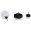 SIXTOL CAR DETAILING DRILL BRUSH 3 SOFT / Bohrerbürsten-Set für die Autoreinigung / 3-tlg 