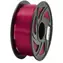 Xtendlan PETG-Filament transparent-rot / Schnur für 3D-Drucker / PETG / 1,75 mm / 1 kg 