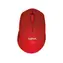 Logitech Wireless Mouse M330 Silent PLUS rot / kabellose optische Maus / 3 Tasten / 1000dpi