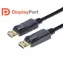 PremiumCord DisplayPort 1.2 4K Verbindungskabel MM vergoldete Anschlüsse 1m