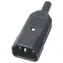 PremiumCord -Stecker IEC 320 C14 10A schwarz