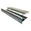 NetX Patchpanel 24p c6 1U schwarz dual IDC geschirmt 