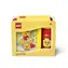 LEGO® Lunch 40581725 ICONIC Girl Snack-Set gelb-rot / Flasche und Box