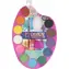 GRAFIX Palette mit Wasserfarben und Pinsel Pink