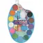 GRAFIX Palette mit Wasserfarben und Pinsel Blau