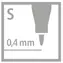 STABILO® OHPen Universal - superfein - rot