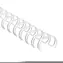 COPIERLAND Drahtrücken 2:1 - 8mm - weiß - 100 Stück