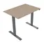 Neutralle MOKJ75140ANN Arbeitstisch ahorngrau / elektrisch höhenverstellbar / 75x140cm / Tragkraft 70kg