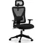 SENSE7 Schwarzer Bürostuhl / Ergonomischer Stuhl / Belastbarkeit 130 kg