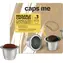 CAPSME Nespresso Nachfüllkapseln / 3 Stück / ohne Kaffee