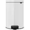 Brabantia Newicon Tretabfallbehälter 20 L weiß / Durchmesser 29 cm / Höhe 46,7 cm