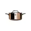 De Buyer Prima Matera Topf mit Deckel für Induktion 24 cm / 5,4 l / Kupfer + Edelstahl 