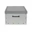 Compactor Boston grau / Zusammenklappbare Aufbewahrungsbox - Karton / 50 x 40 x H.25 cm