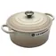 Le Creuset Signature Topf mit Deckel 22 cm beige