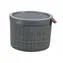 Curver Jute Round Box 2 l grau / 17 x 17 x 13 cm