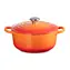 Le Creuset Signature Topf mit Deckel 20 cm orange