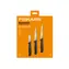 Fiskars 1065584 Essential Set mit 3 Gemüsemessern