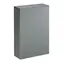 Rossignol Stella 51349 metallgrau / Wandkorb mit Deckel / 20 L
