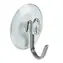 Spirella Saughaken mit Saugnapf, transparent / PVC / Edelstahl / Durchmesser 36 mm / Abverkauf