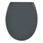 Spirella Easy CLIP Toilettensitz grau / Thermodur Duroplast