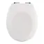 Spirella NEELA WC-Sitz mattweiß / Thermodur Duroplast / Chromscharniere