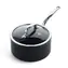 GreenPan Stielkasserolle mit antihaftbeschichteter Keramik, Barcelona Pro, 20 cm, schwarz