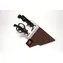 Zwilling Four Star Messerblock mit Messern und Schere / Eschenholz / automatischer Messerschärfmechanismus / 1 Schere / 5 Messer / 1 Messerblock