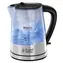 Russell Hobbs Purity 22850-70 / Schnellkochtopf / 2200 W / 1L / Brita -Wasserfilter / Edelstahl / transparent