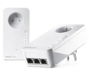 Devolo Magic 2 LAN Triple-Kit / Starter-Kit / Powerline / G.hn / 2400 Mbit/s / 3x Gigabit LAN